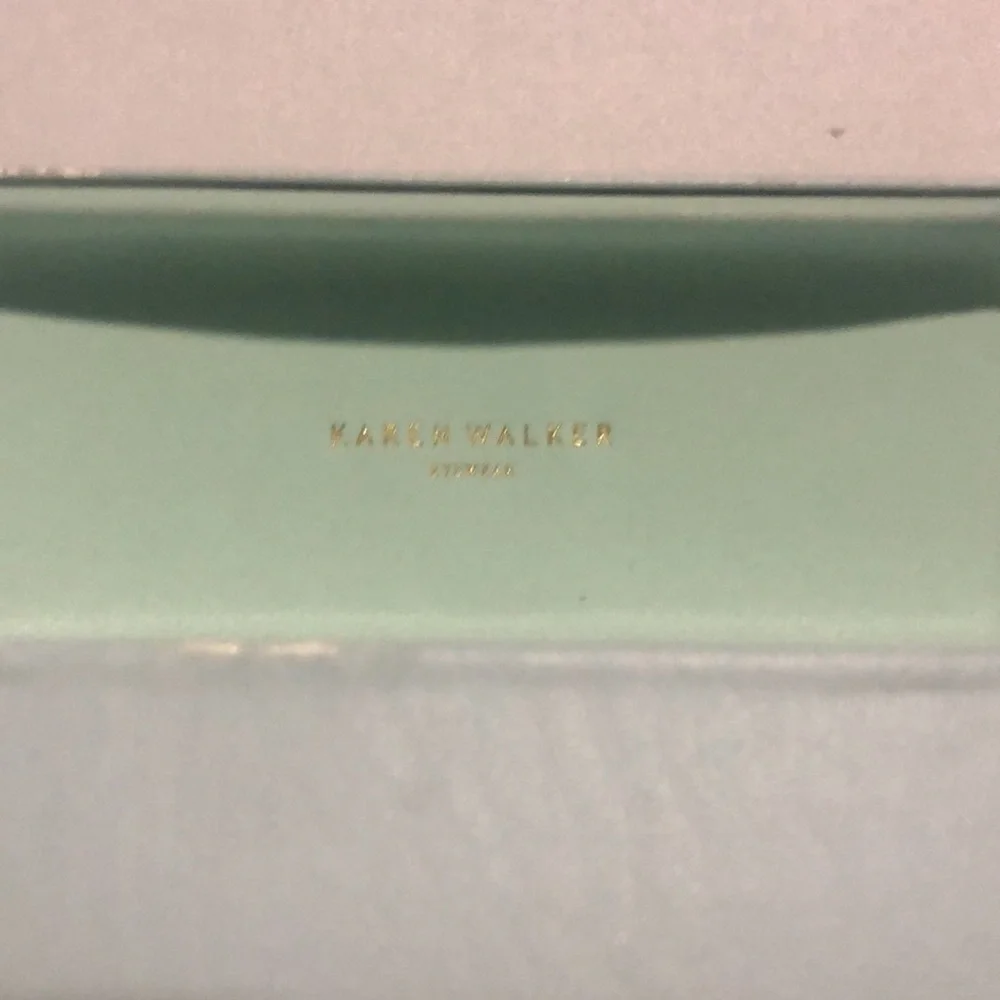 Karen Walker Helter Skelter Tort Sunglasses with Case - Picture 6 of 9